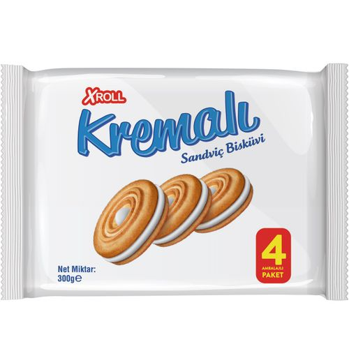 Xroll Kremalı Bisküvi 300 Gr