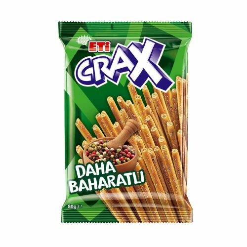 Crax Baharatlı Çubuk Kraker 80 Gr