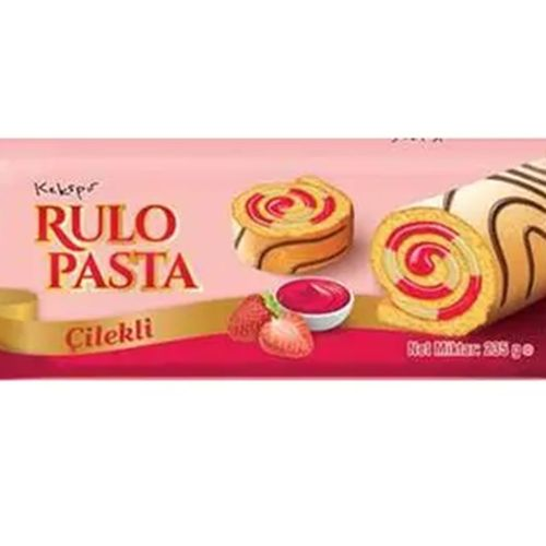 Kekspır Çilekli Rulo Kek 235 Gr