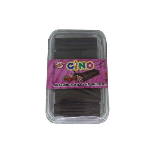 Cino Çikolata Kaplamalı Çilekli Gofret 350 Gr