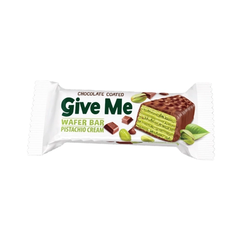 Give Me Antep Fıstıklı Çikolatalı Gofret 40 Gr
