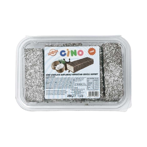 Cino Hindistan Cevizli Çikolata Kaplamalı Gofret 350 Gr