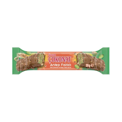 Çokonat Antep Fıstıklı Çikolatalı Gofret 30 Gr