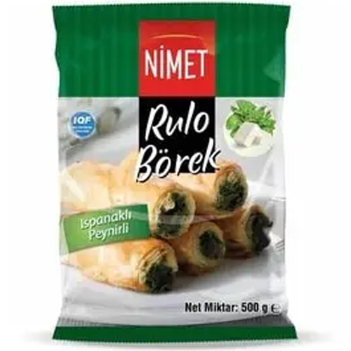 Nimet Dondurulmuş Ispanaklı Peynirli Mini Börek 500 Gr