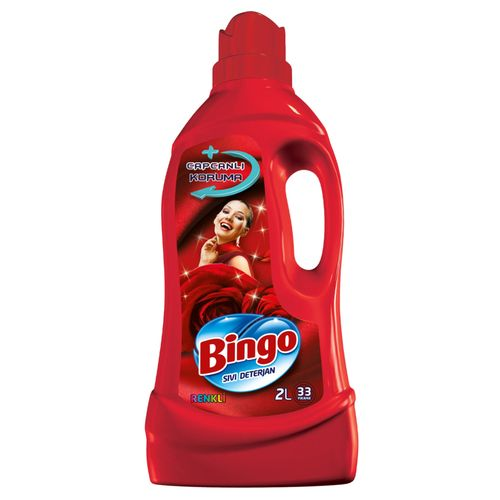 Bingo Renkli Sıvı Deterjan 2 Lt