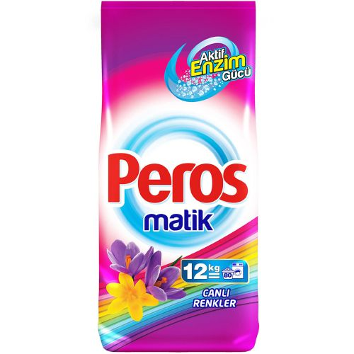 Peros Beyaz & Renkli Yıldız Toz Deterjan 12 Kg