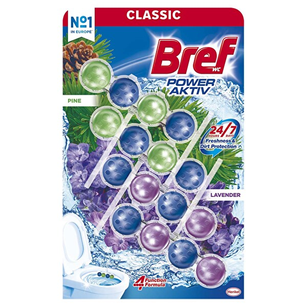 Bref Power Aktiv Klozet Bloğu 4 Adet