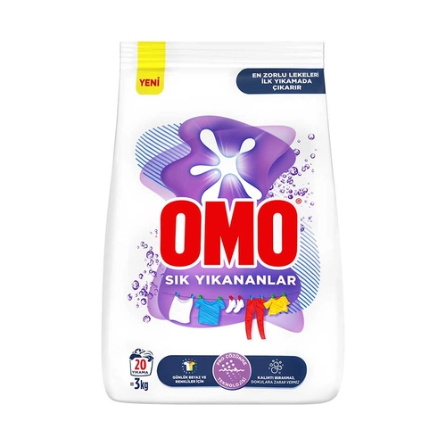 Omo Sık Yıkananlar İçin Toz Deterjan 3 Kg