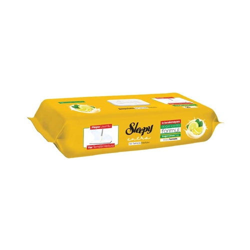 Sleepy Limonlu Yüzey Temizlik Havlusu Mop 50 Adet