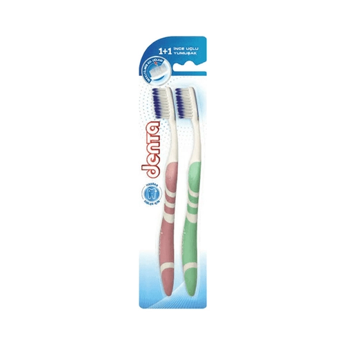 Denta Diş Fırçası İnceltilmiş Uç 1+2 Adet