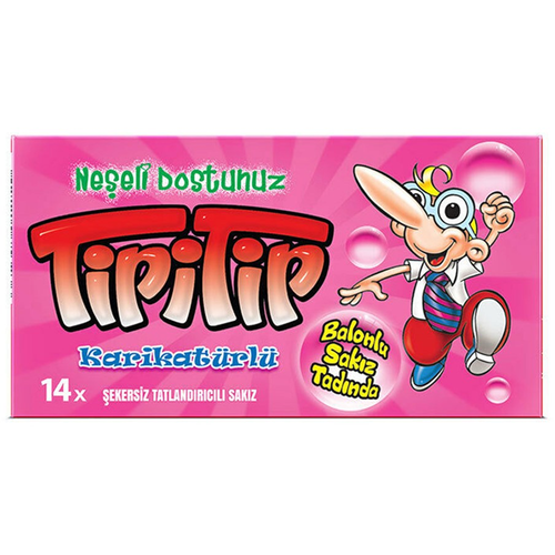 Tipitip Şekersiz Bubblefresh Sakız 27 Gr