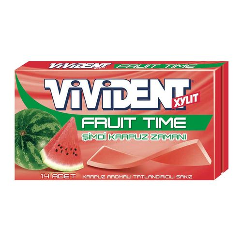 Vivident Fruit Karpuz Aromalı Sakız 26 Gr