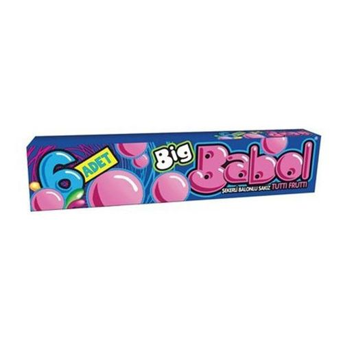 Big Babol Çilek/Karışık Meyve Aromalı Sakız 27 Gr