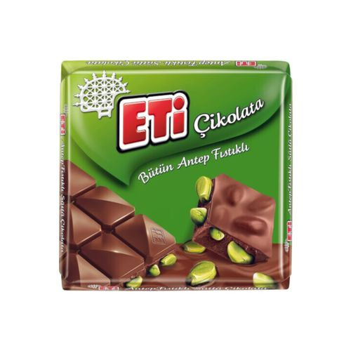 Eti Sütlü Antep Fıstıklı Çikolata 60 Gr