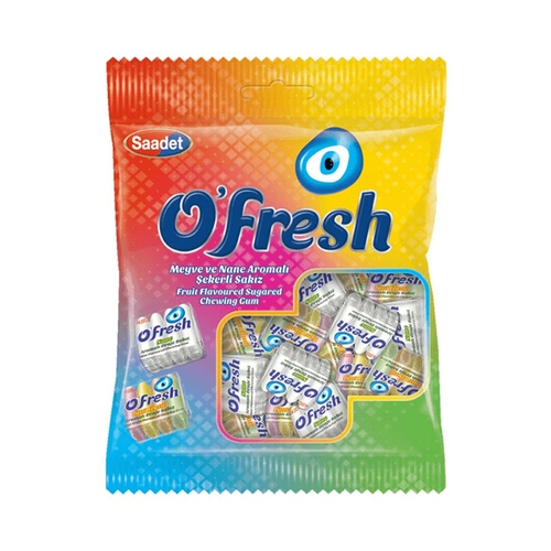 O'fresh 4'lü Mix Şekerli Draje Sakız 80 Gr