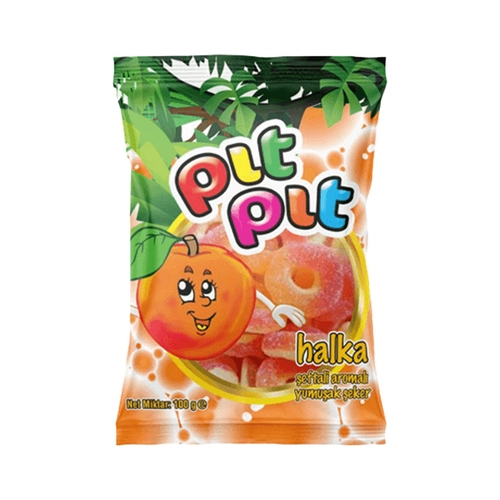 Pıt Pıt Yumuşak Şeker Halka Şeftali 100 Gr