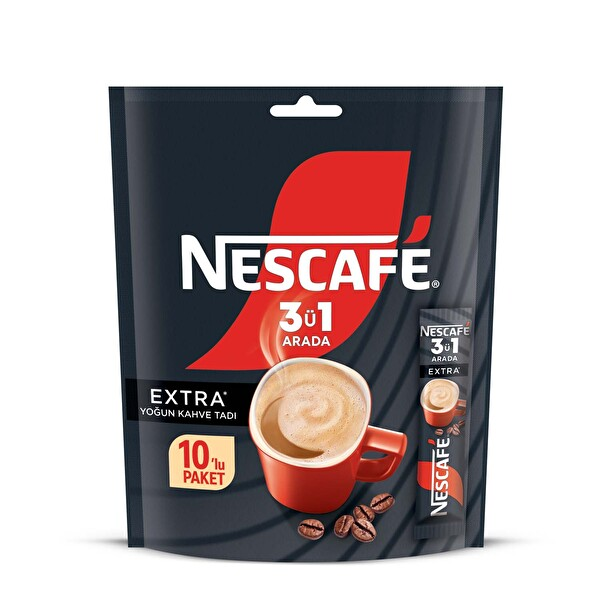 Nescafé 3ü1 Arada Extra Kahve 10 Adet