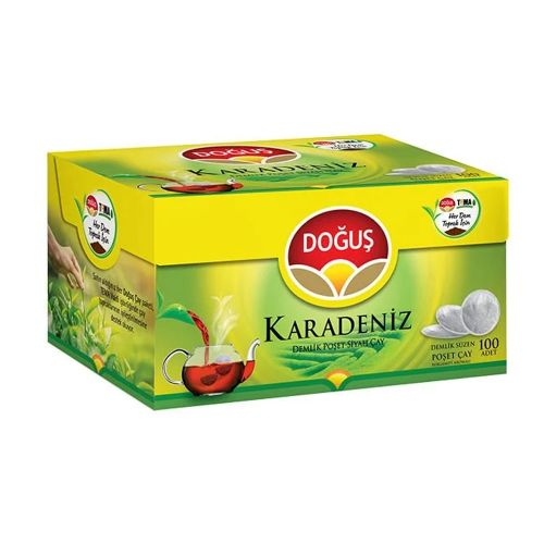 Doğuş Karadeniz Demlik Poşet Çay 100 Adet 320 Gr