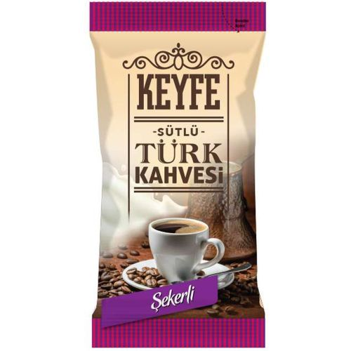 Keyfe Sütlü Şekerli Hazır Türk Kahvesi 22 Gr