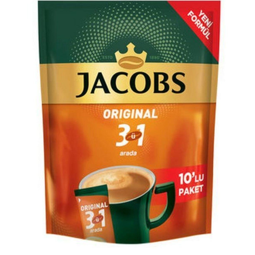 Jacobs 3'ü 1 Arada İnstant Kahve 10'lu 160 Gr
