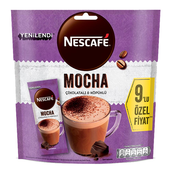 Nescafé Mocha Instant Kahve 9 Adet