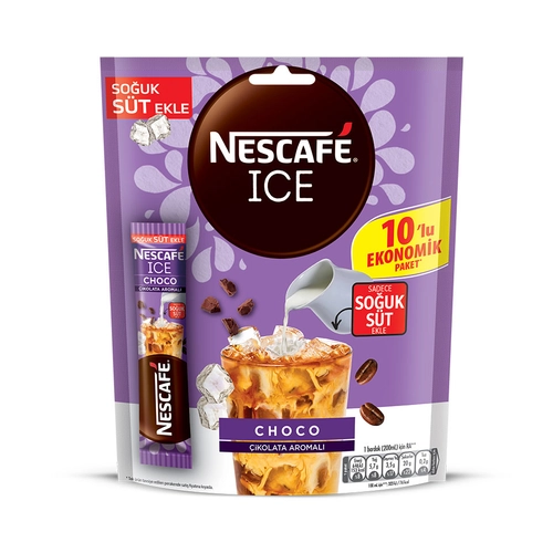 Nescafé 3ü1 Arada Buzlu Orijinal Ve Çikolatalı 10 Adet 105 Gr