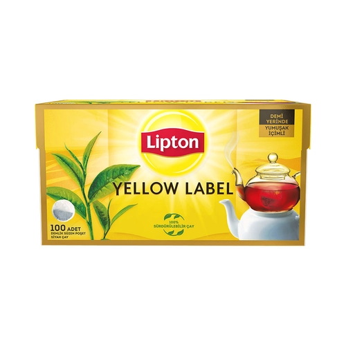Lipton Yellow Label Demlik Poşet Çay 100 Adet 320 Gr
