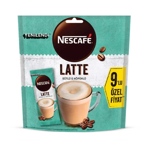 Nescafé Instant Latte Kahve 9 Adet