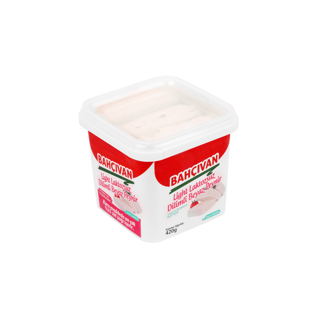 Bahçıvan Light Laktozsuz Dilimli Beyaz Peynir 420 Gr