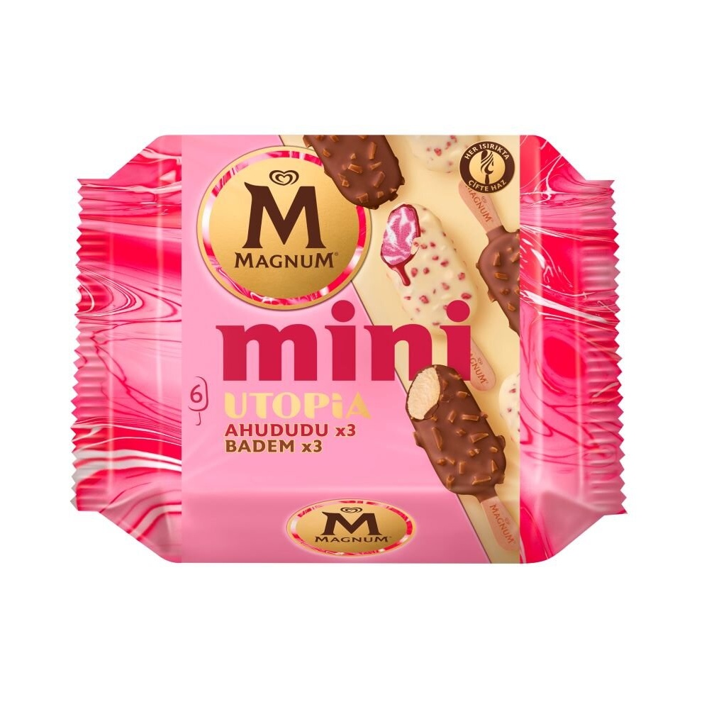 Magnum Mini Double Utopia Berry & Badem 338 Ml