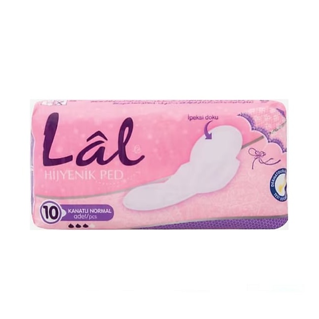 Lal Normal Kanatlı Hijyenik Ped 10 Adet