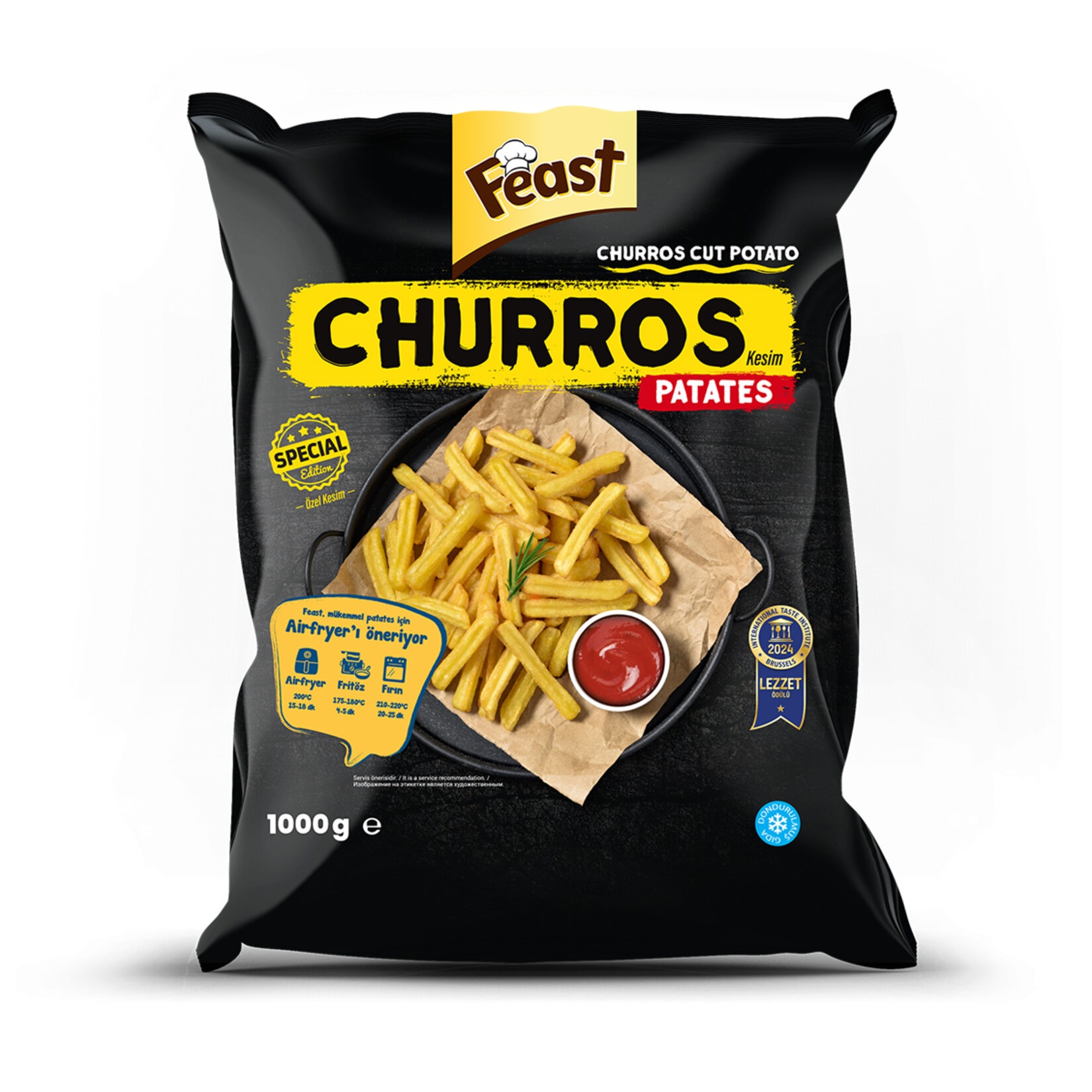Feast Churros Kesim Patates 1 Kg