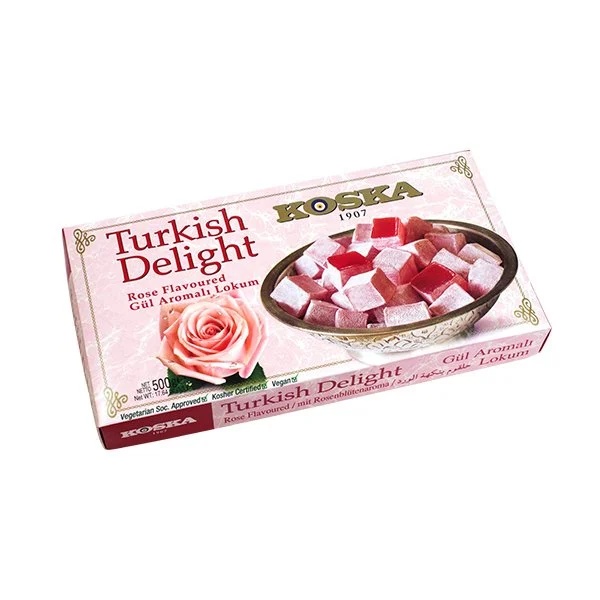 Koska Gül Aromalı Lokum 500 Gr