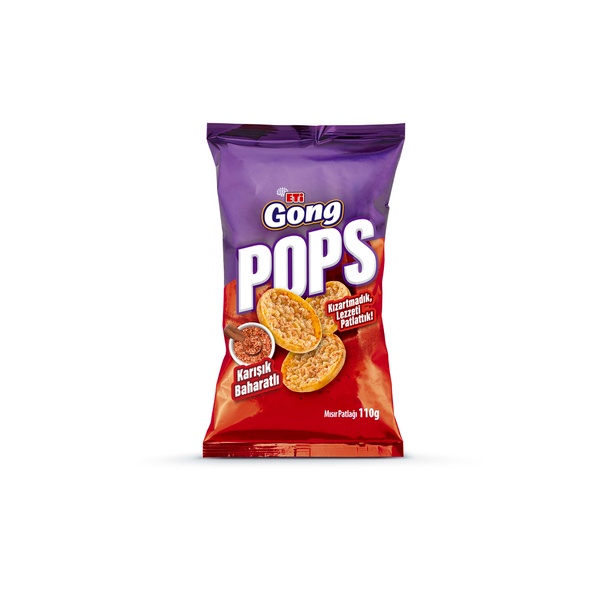 Gong Pops Karışık Baharatlı Cips 110 Gr