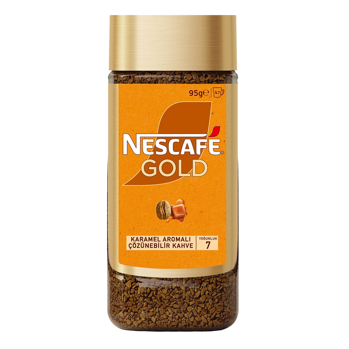 Nescafé Gold Karamel Aromalı Kavanoz 95 Gr