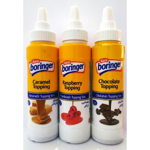 Kent Boringer Çikolata/Karamel/Frambuaz Tatlı Sos 300 Gr