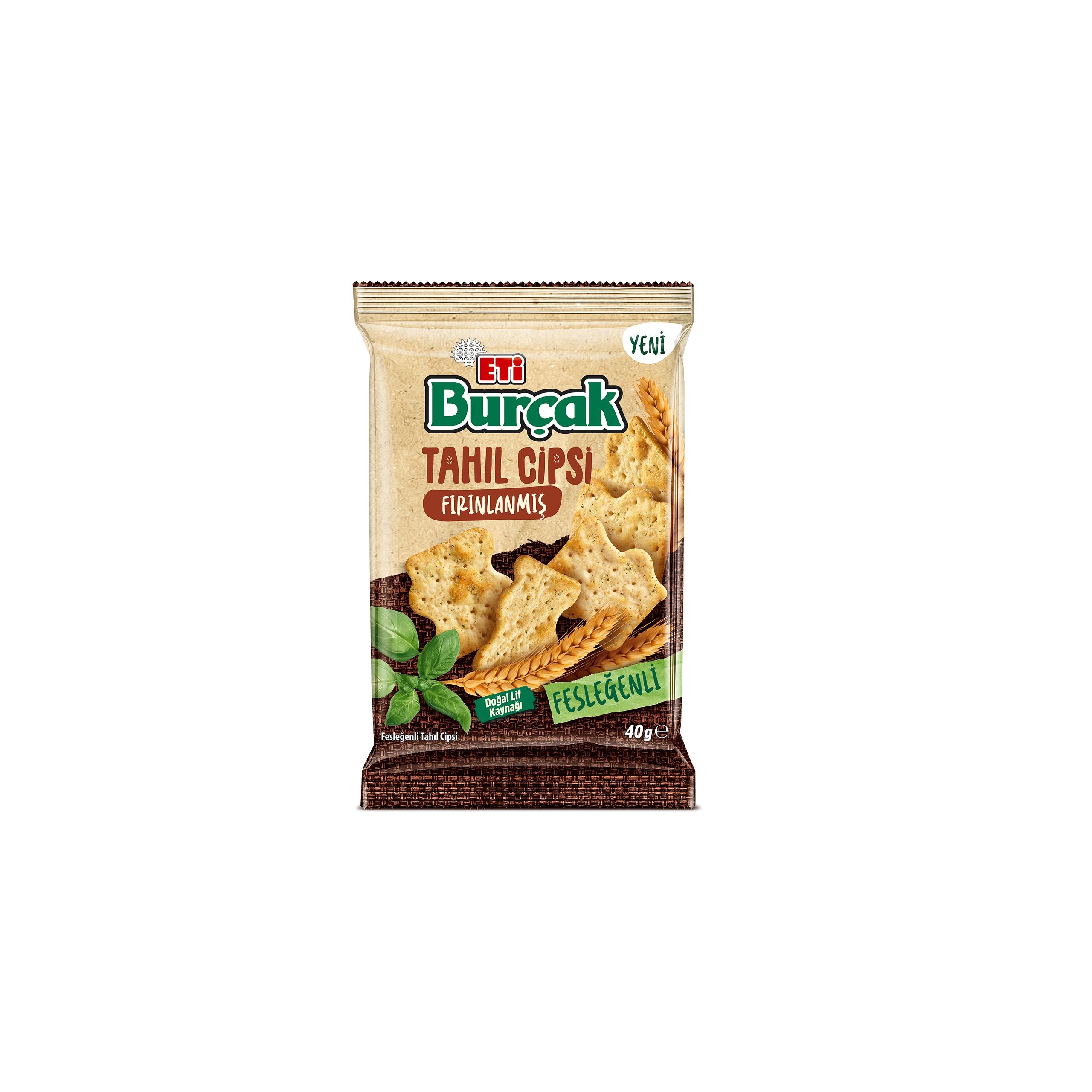 Eti Burçak Fesleğenli Tahıllı Kraker 40 Gr