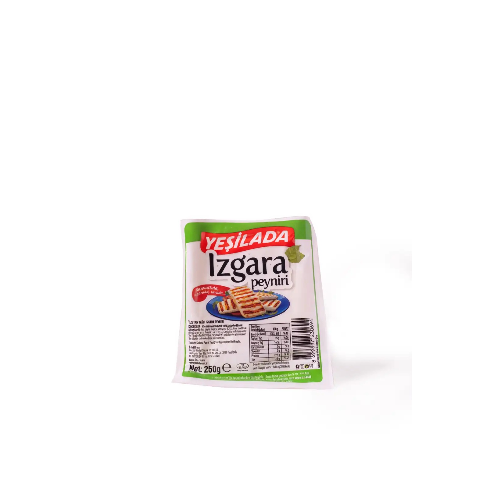 Yeşilada Izgara Peynir 250 Gr