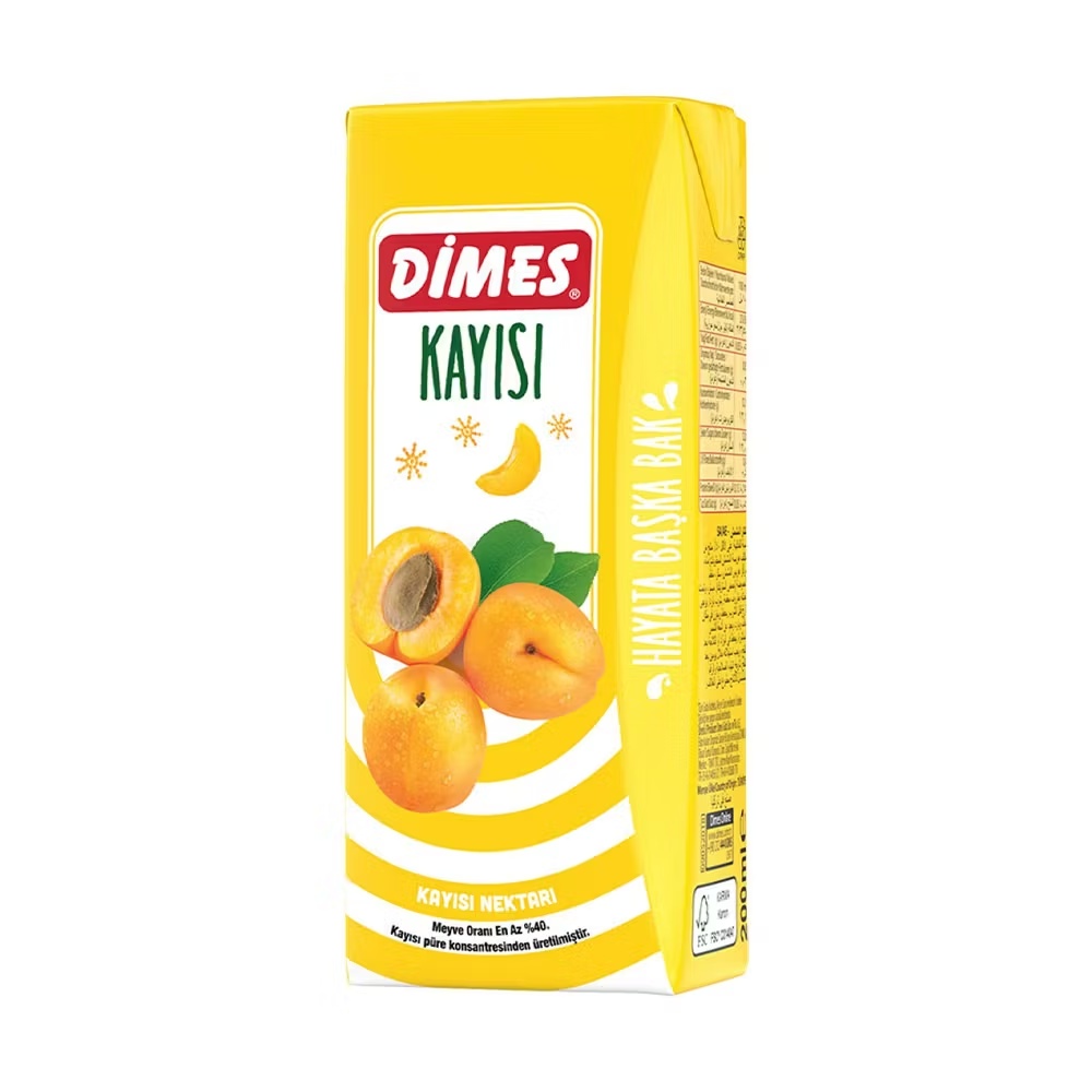 Dimes Kayısı İçeceği 200 Ml