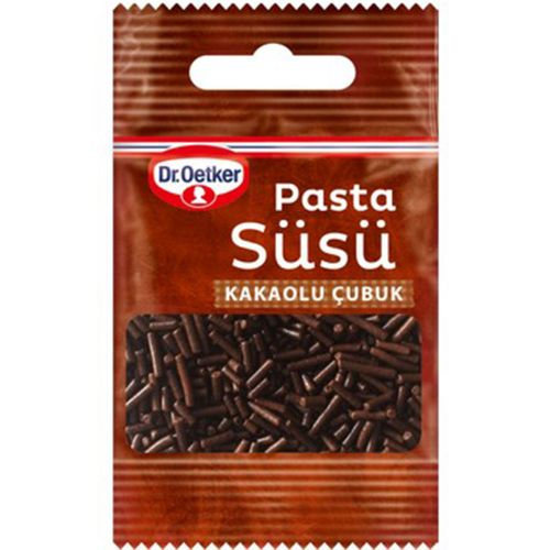 Dr. Oetker Kakaolu Çubuk Pasta Süsü 10 Gr
