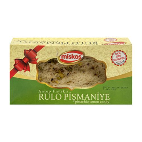 Miskos Antep Fıstıklı Rulo Pişmaniye 220 Gr