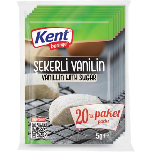 Kent Boringer Şekerli Vanilin 20 Adet