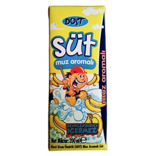 Dost Muz Aromalı Süt 1.5 Lt