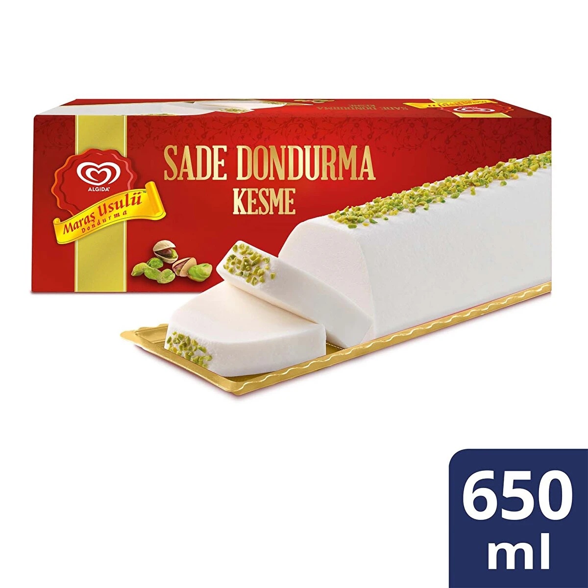 Golf Maraşım Sade Kesme Dondurma 650 Ml