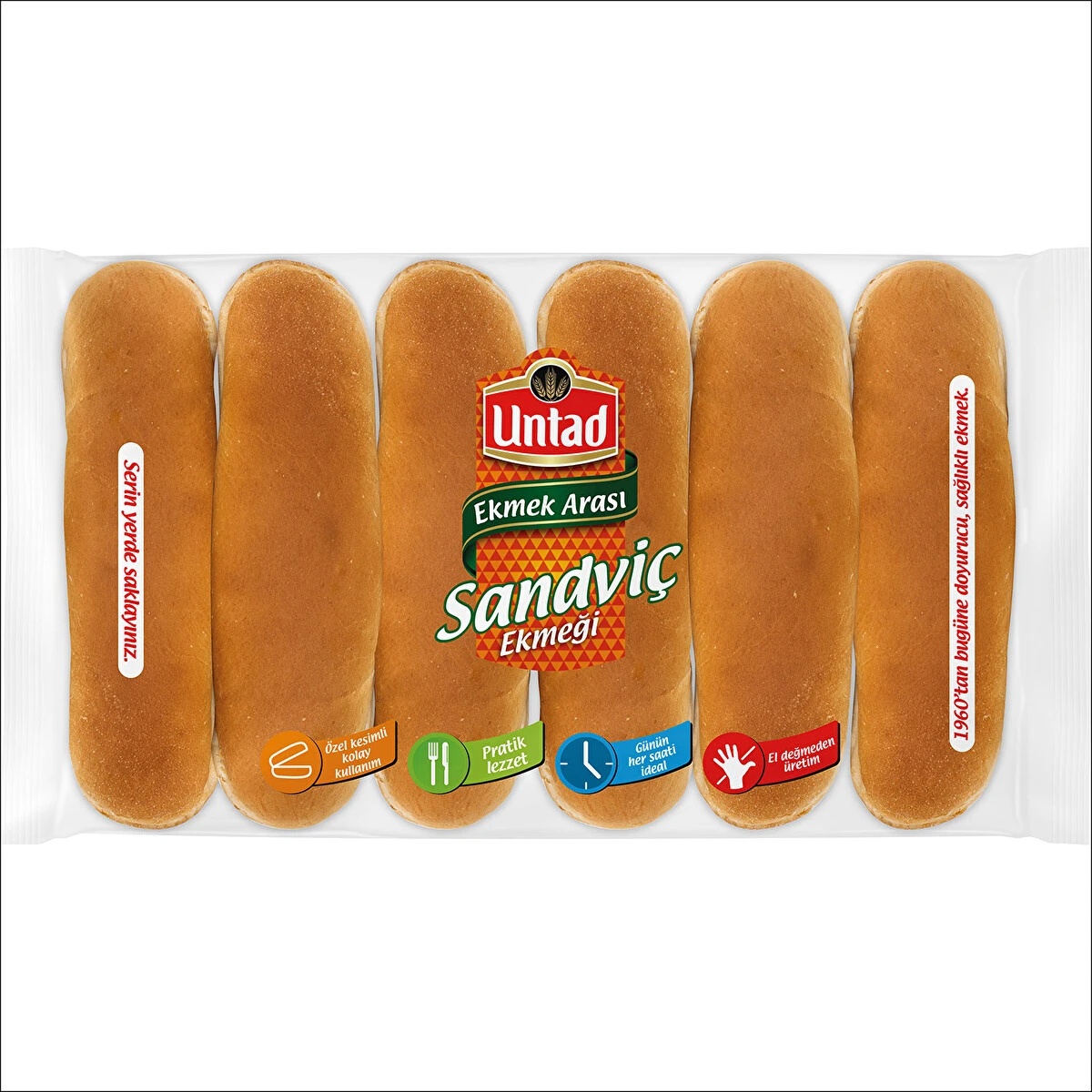 Untad Sandviç Ekmeği 6 Adet