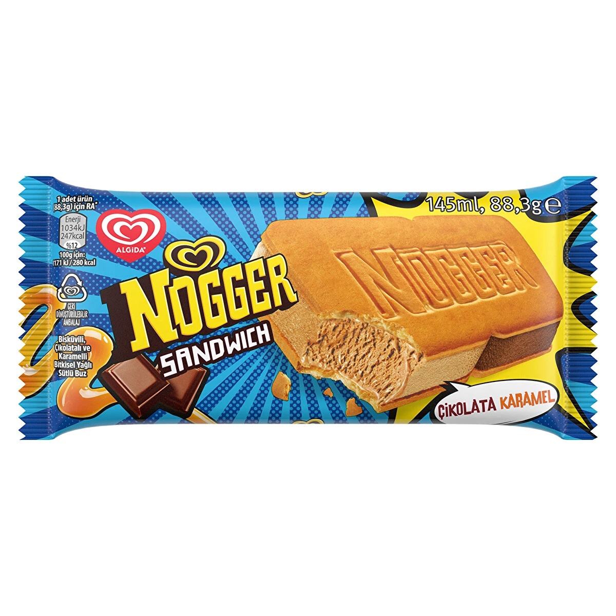 Nogger Sandwich Karamel Kakao 145 Ml