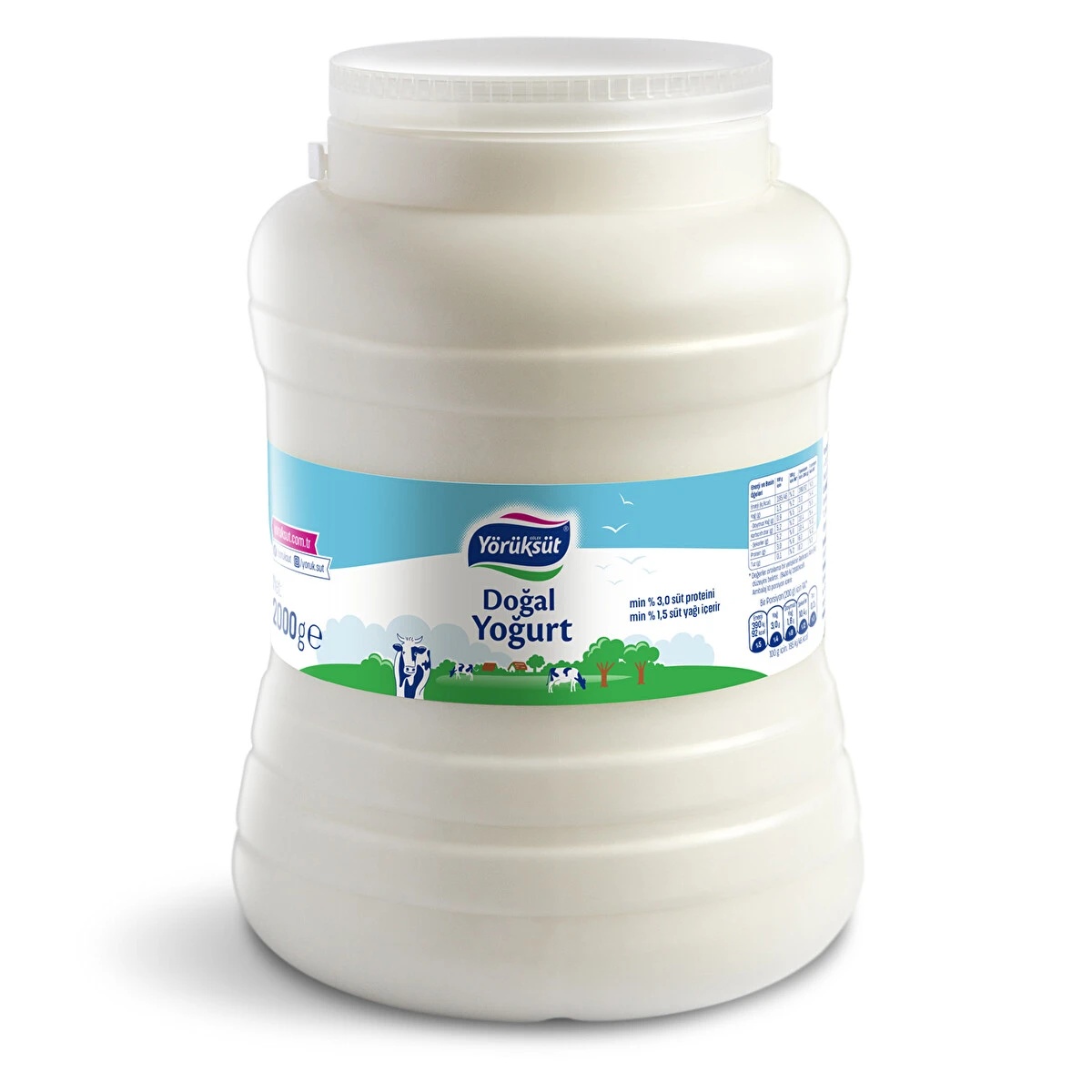 Yörüksüt Bidon Yoğurt 2 Kg