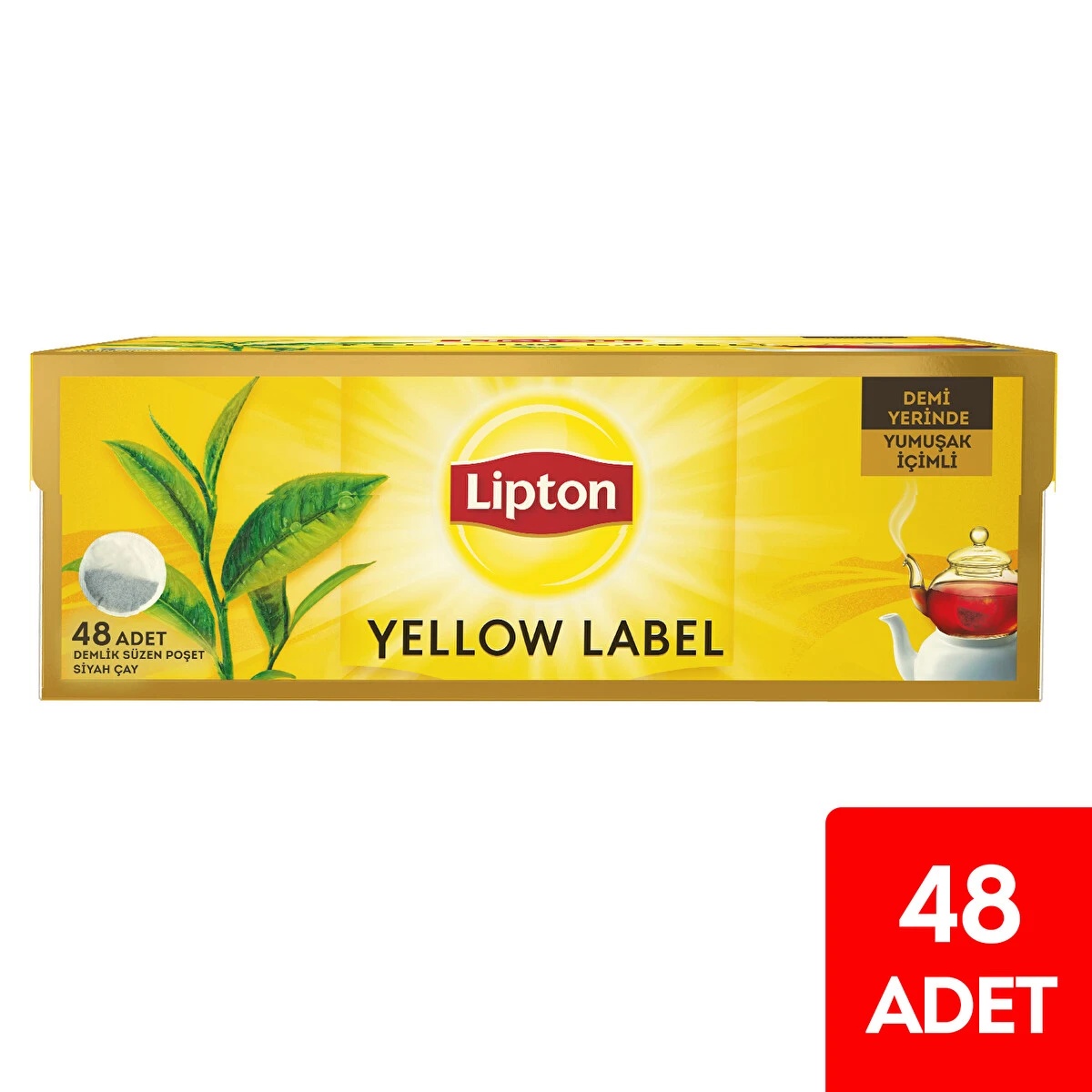 Lipton Yellow Label Demlik Poşet 48 Adet 154 Gr