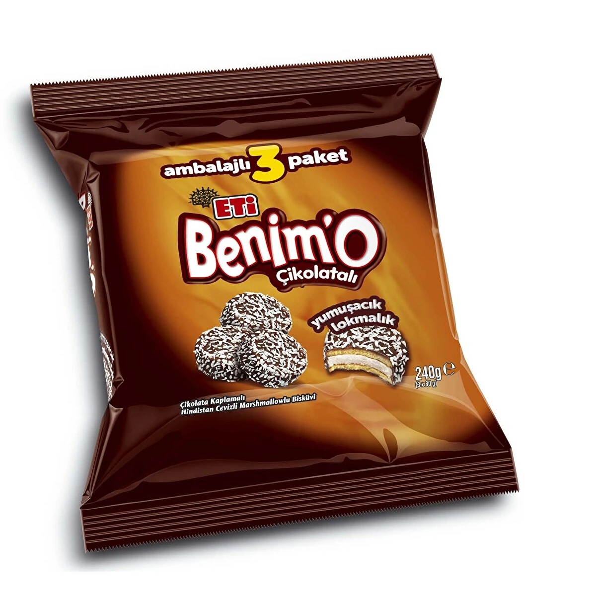 Eti Benimo Lokmalık 3 Adet 240 Gr