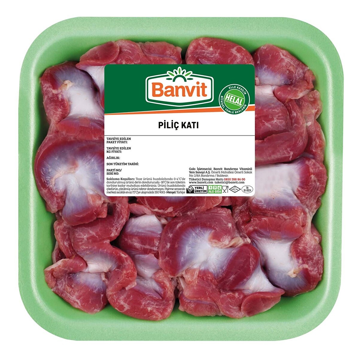 Banvit Tabaklı Katı 1 Kg